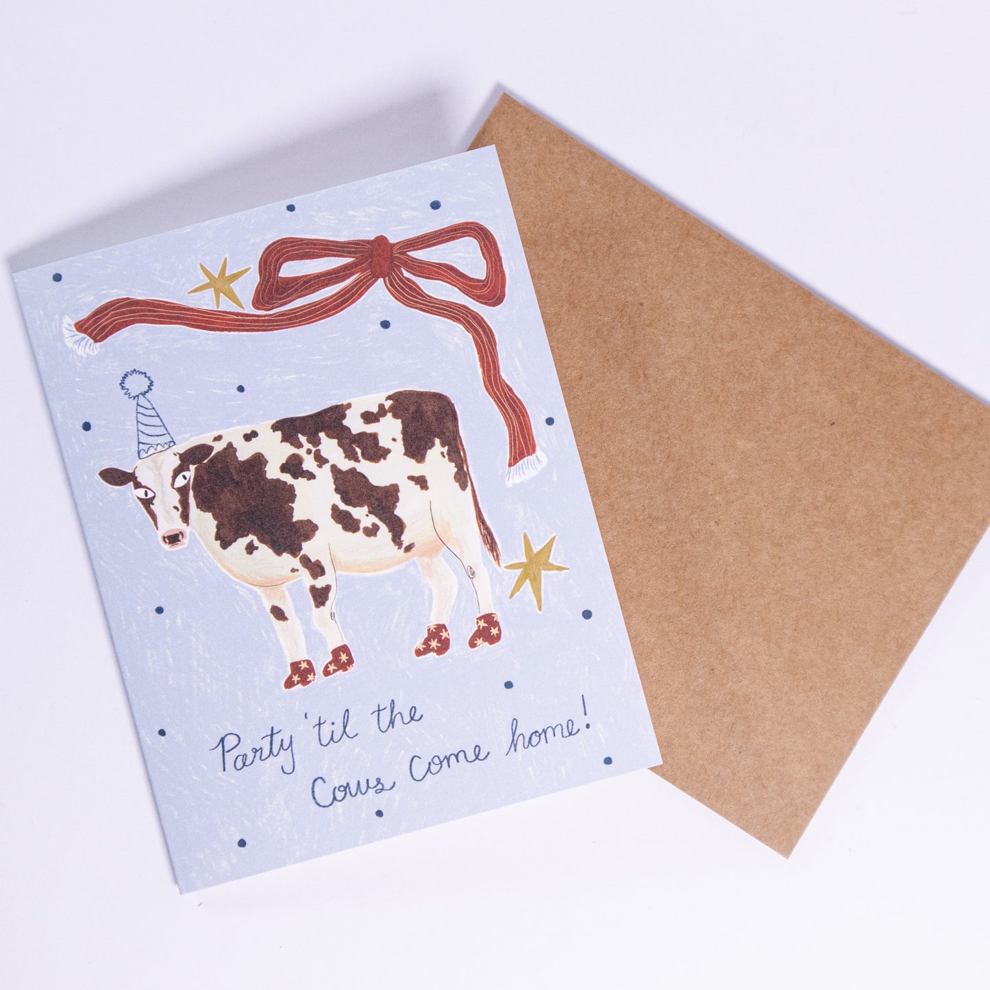 Cow Party Greeting Card