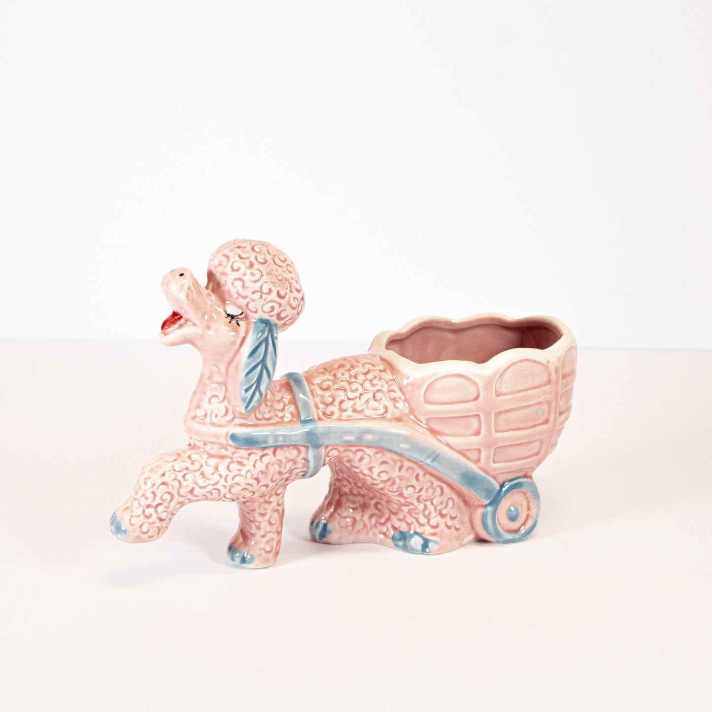 Vintage Pink Poodle Dish