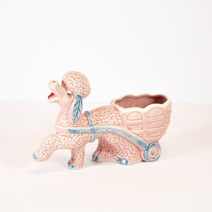 Vintage Pink Poodle Dish