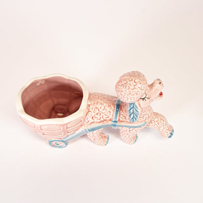 Vintage Pink Poodle Dish
