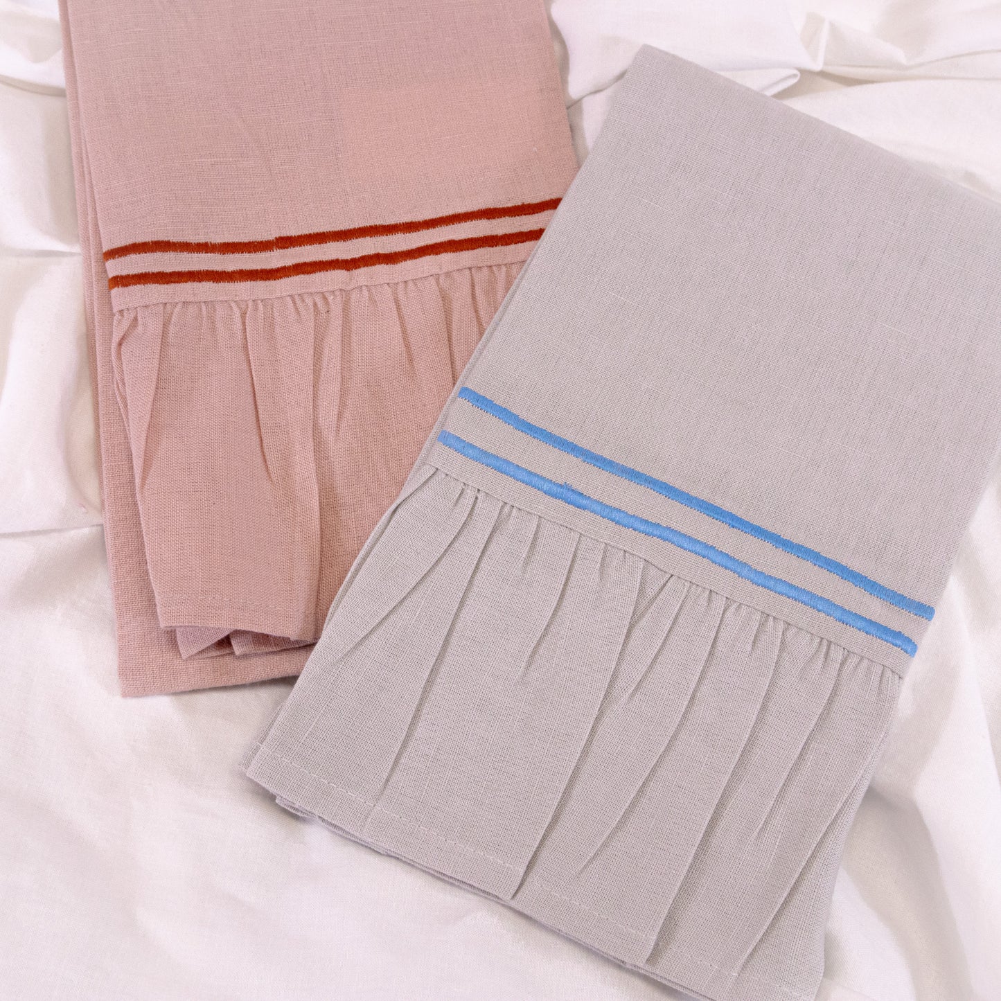 Ruffle Edge Tea Towel