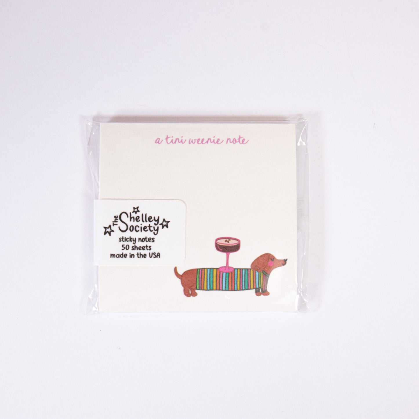 Weenie Martini Sticky Notes