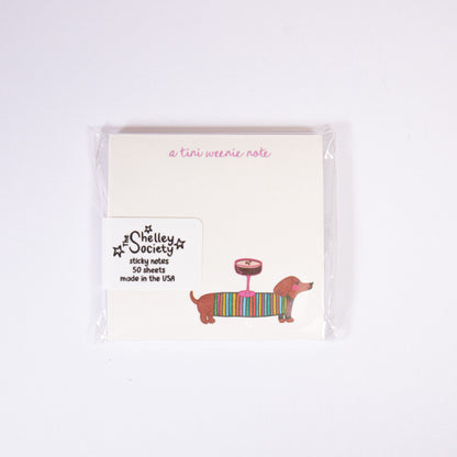Weenie Martini Sticky Notes