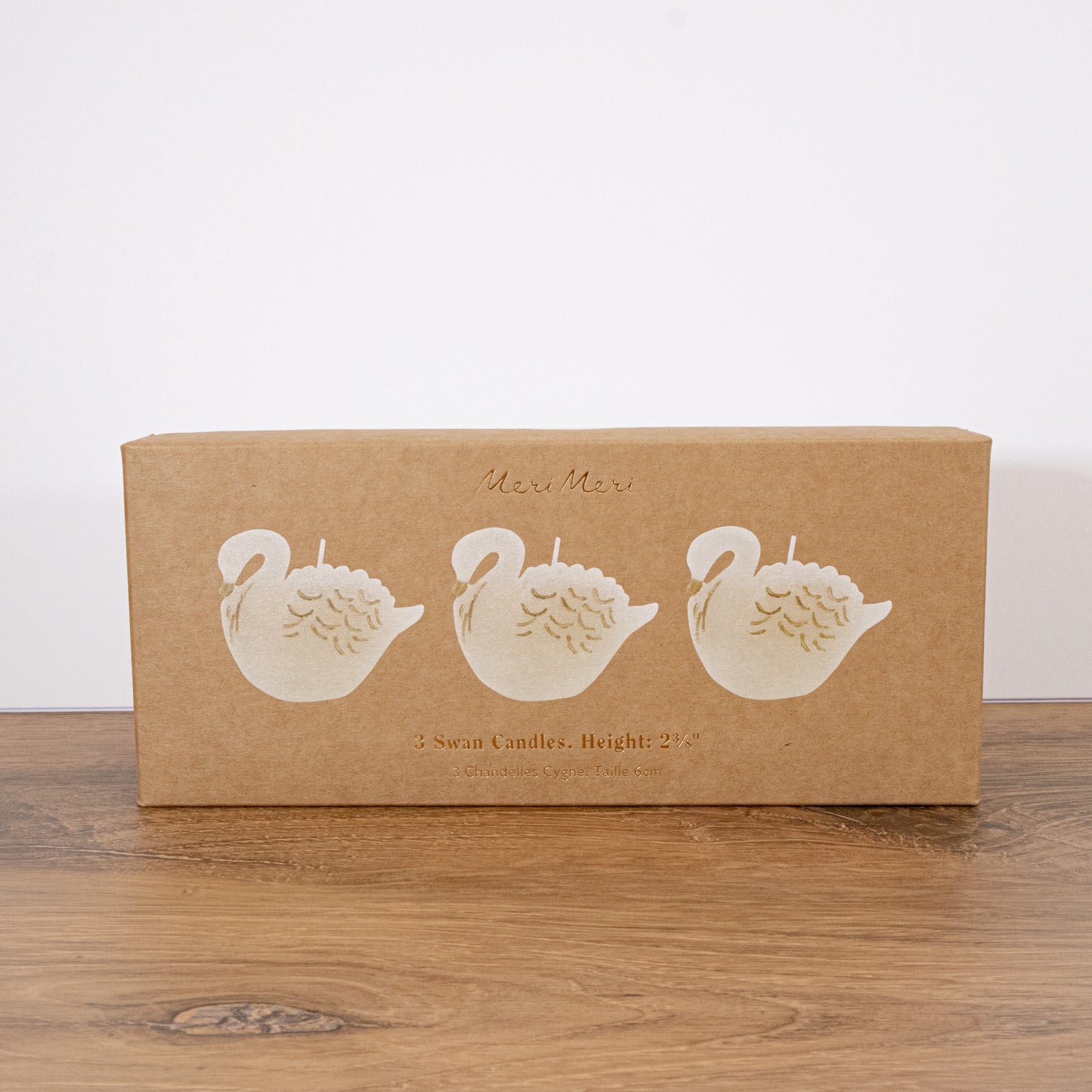 Swan Cake Candle Set By Meri Meri