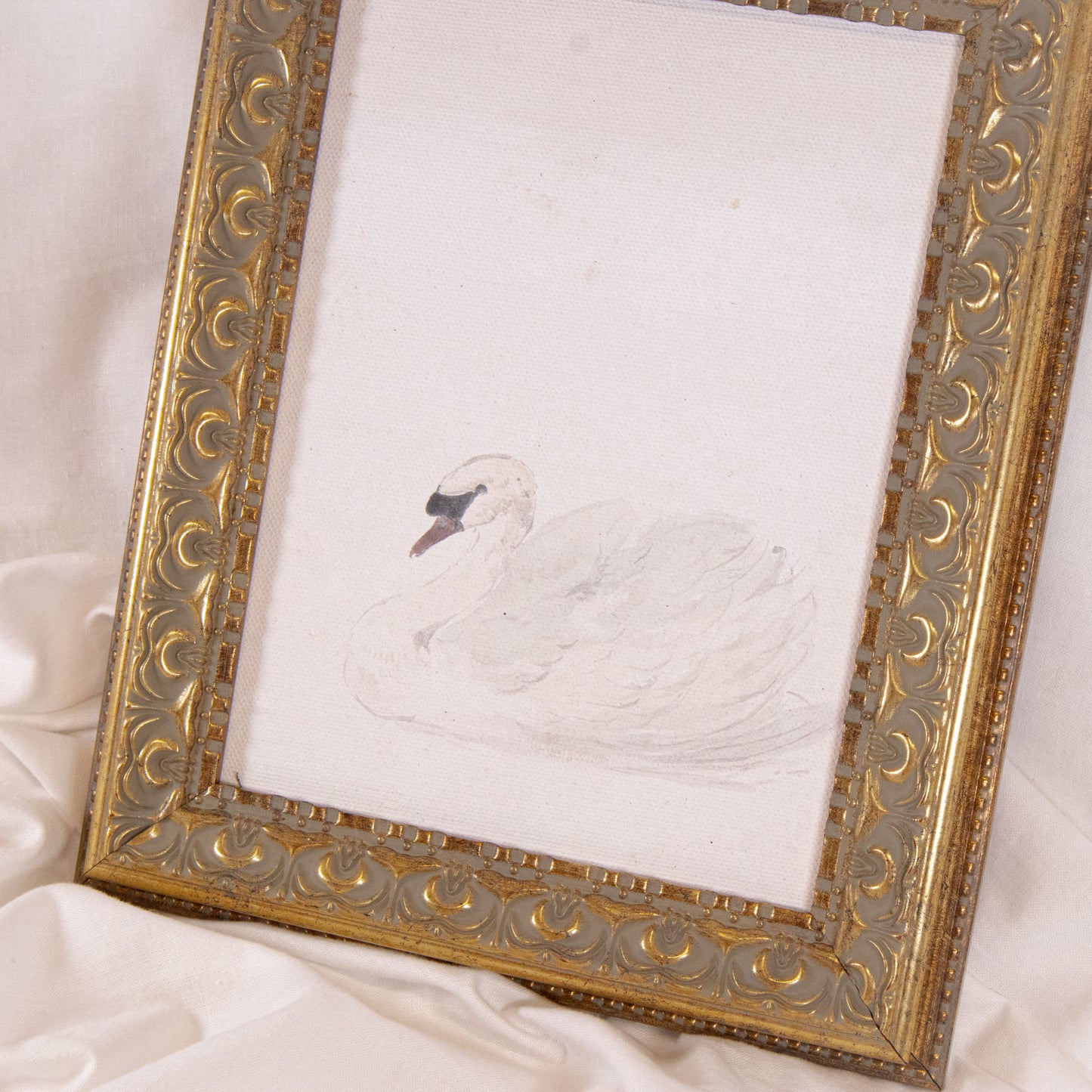 White Swan Framed Wall Art