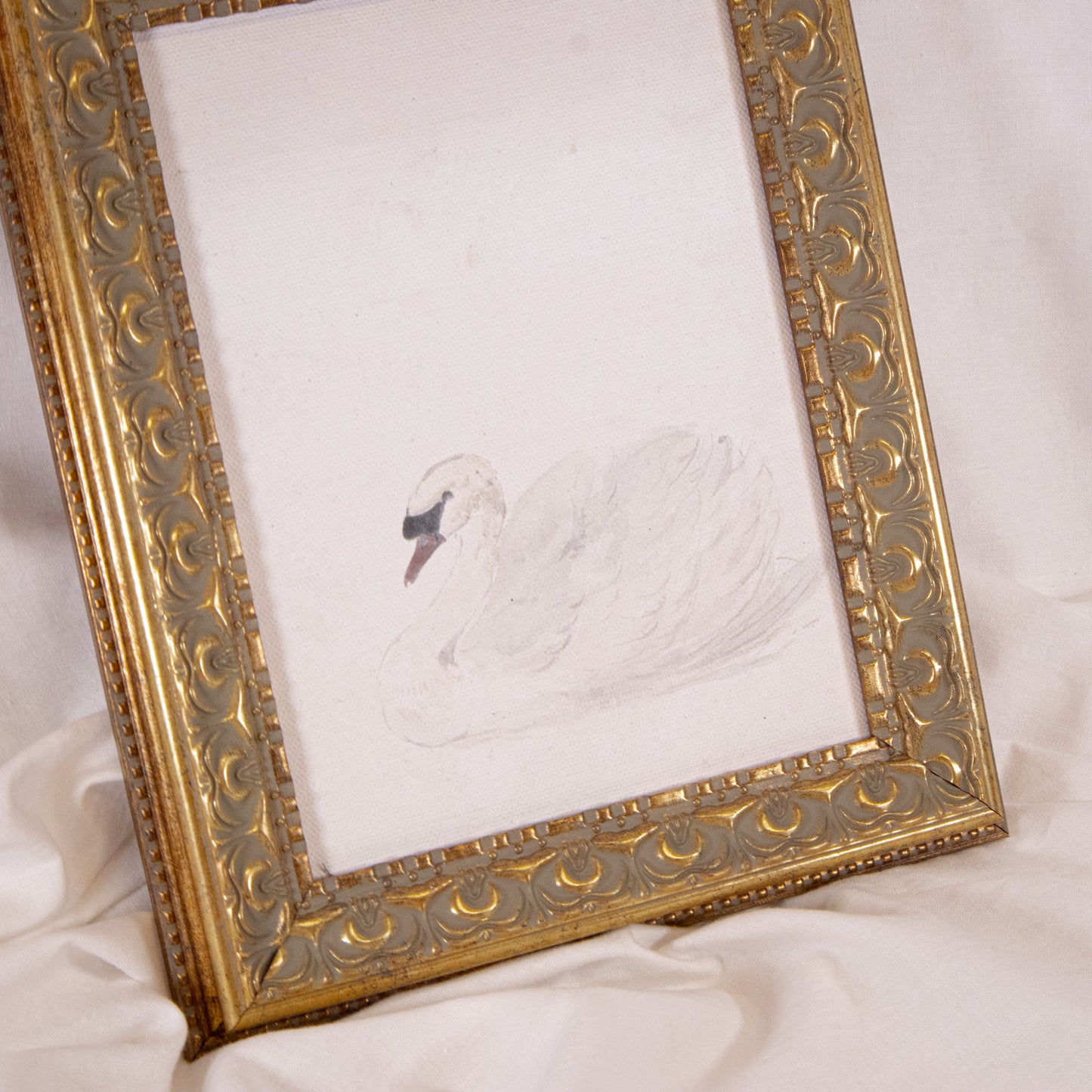 White Swan Framed Wall Art