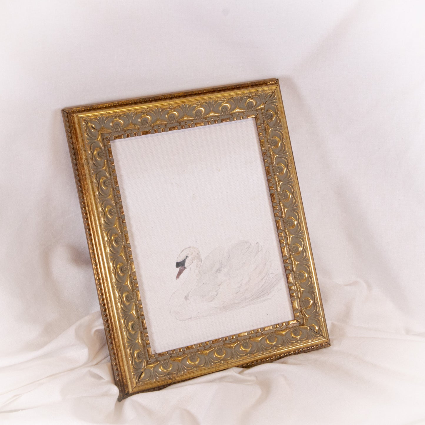 White Swan Framed Wall Art
