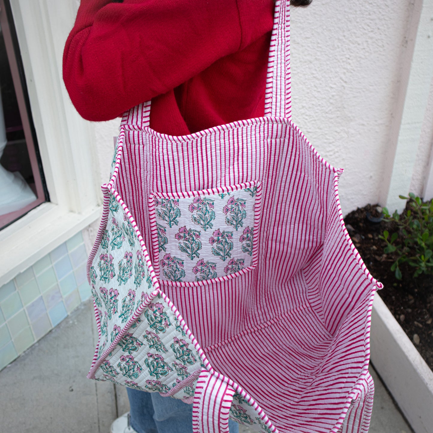 Block Print Tote Bag