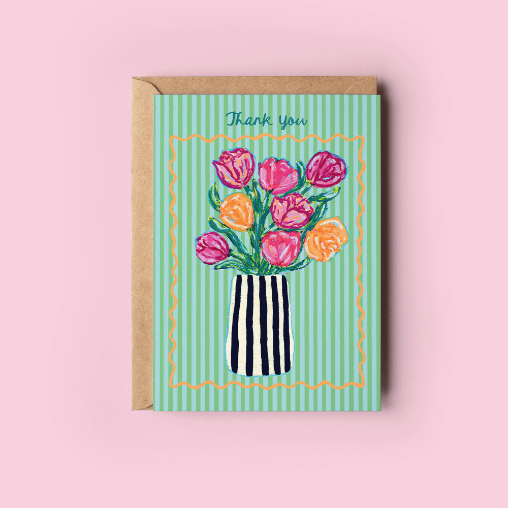 Thank You Bouquet Greeting Card