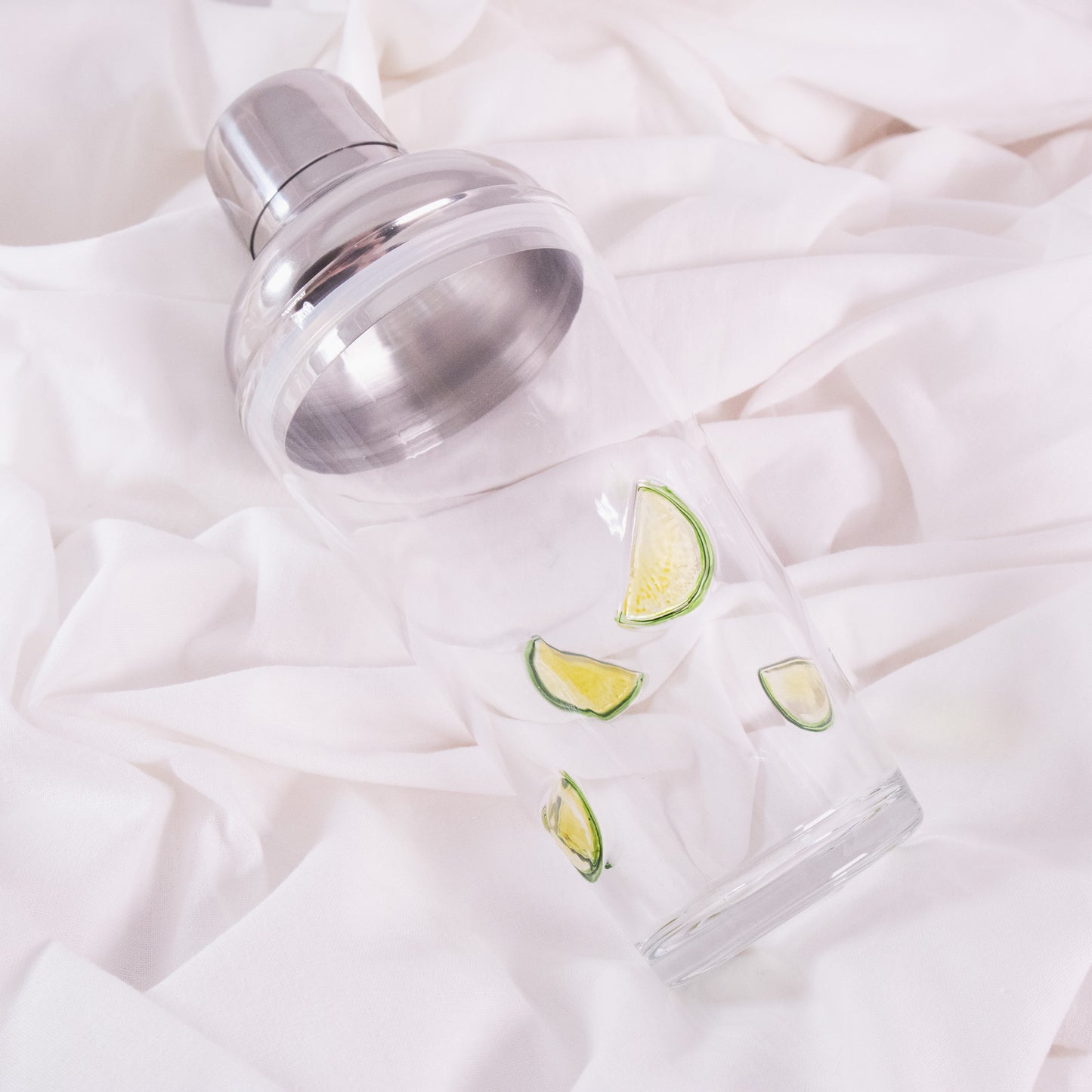 Lime Glass Cocktail Shaker