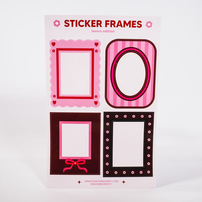 Polaroid Frame Sticker Sheet