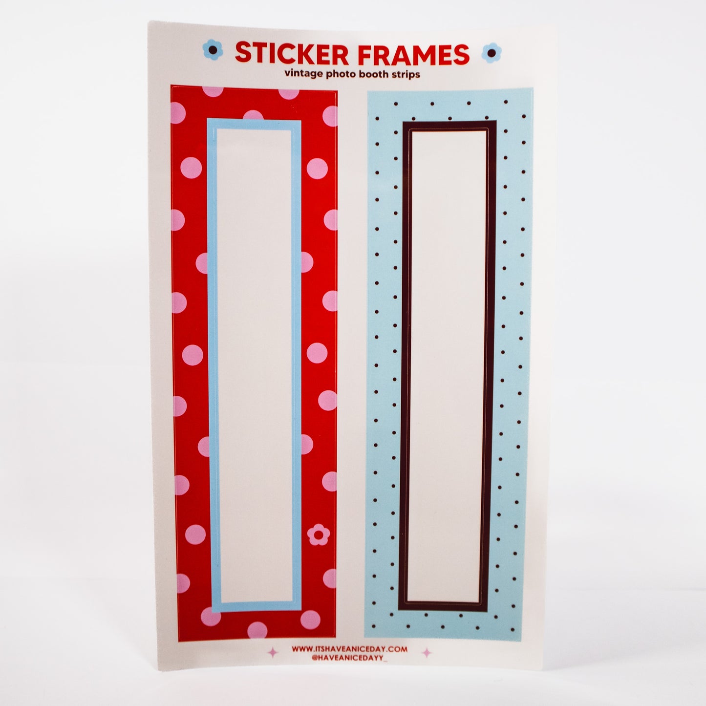 Vintage Photobooth Frame Sticker Sheet