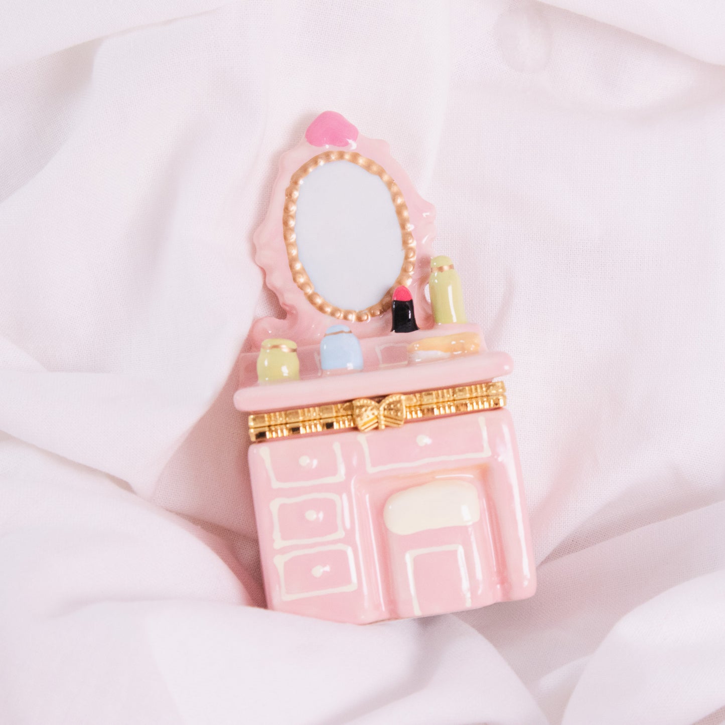 Pink Dresser Trinket Box