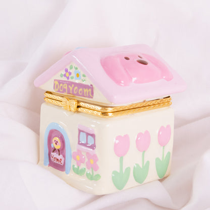 Puppy Cottage Trinket Box