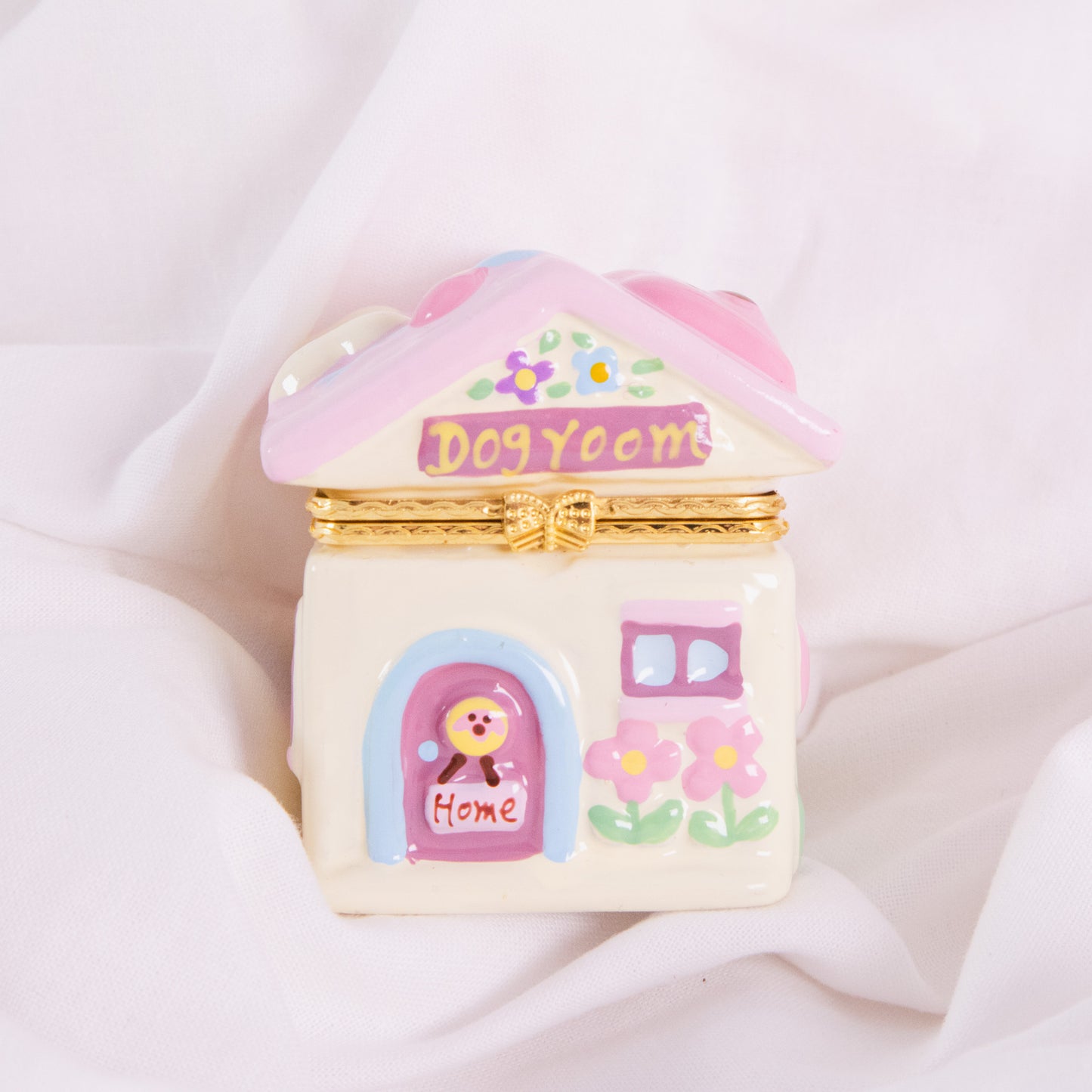 Puppy Cottage Trinket Box