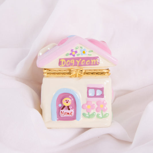 Puppy Cottage Trinket Box