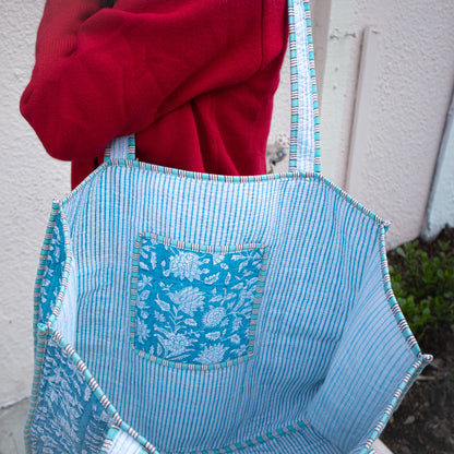 Block Print Tote Bag