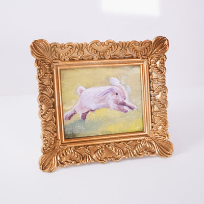 Leaping Bunny Mini Framed Art