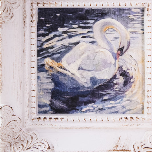Swan Mini Framed Art