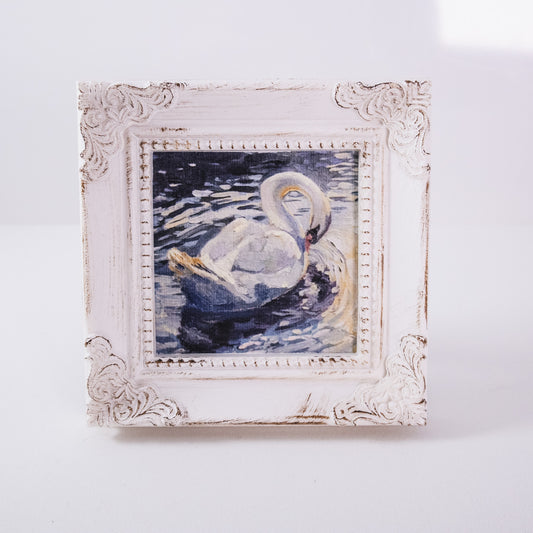 Swan Mini Framed Art