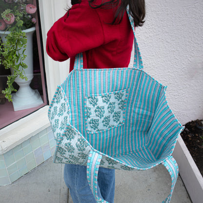 Block Print Tote Bag