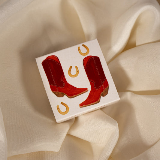 Cowboy Boot Matchbox