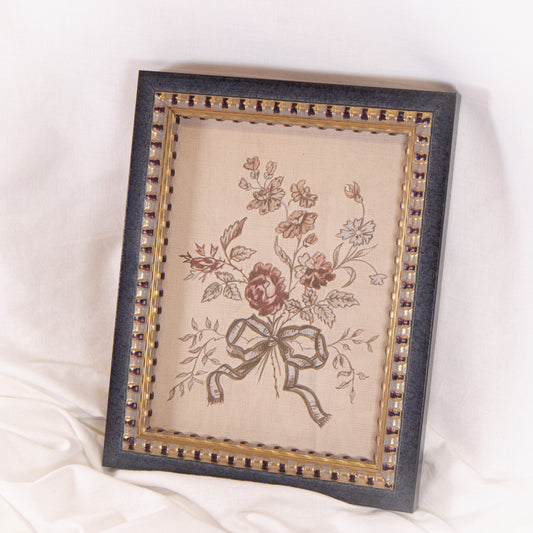 Vintage Bow Bouquet Framed Wall Art