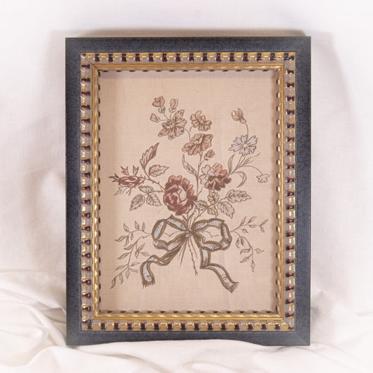 Vintage Bow Bouquet Framed Wall Art