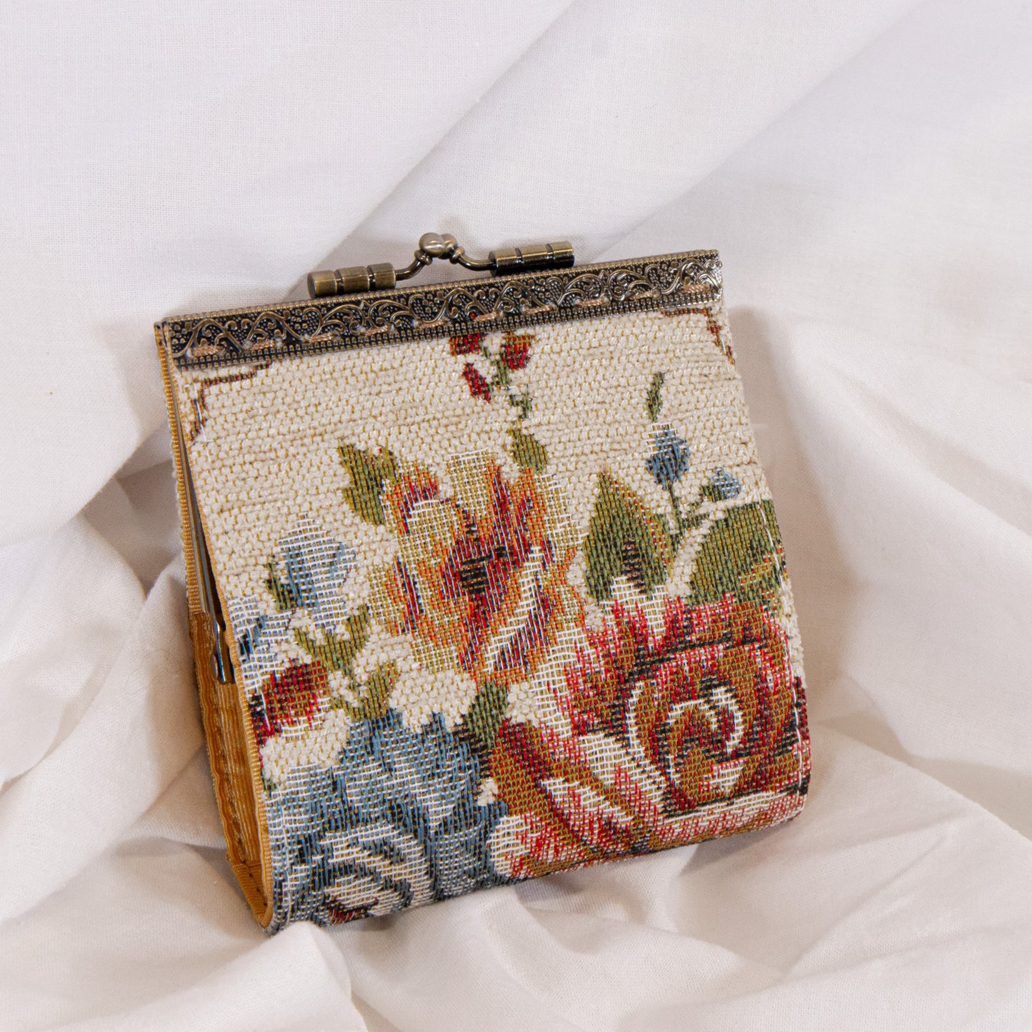 Vintage Floral Card Holder