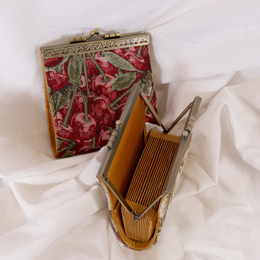 Vintage Floral Card Holder