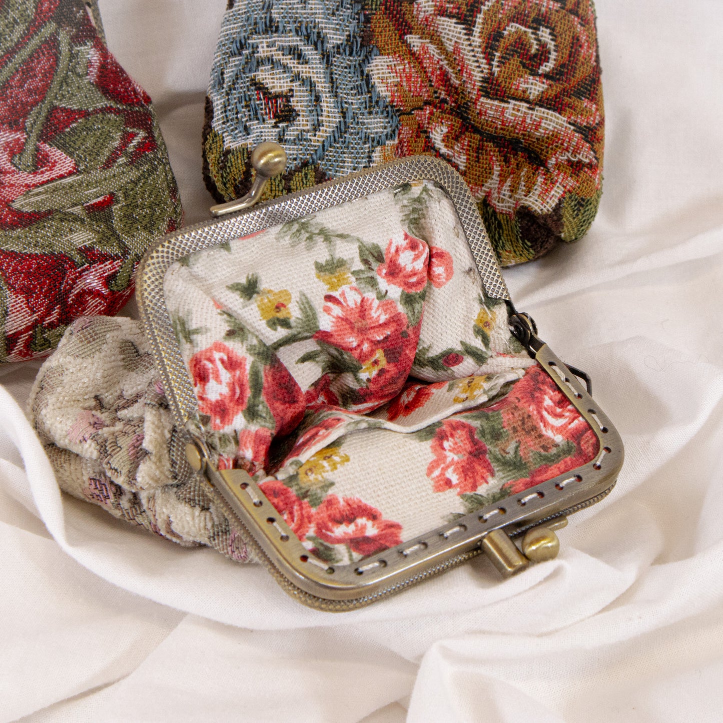 Vintage Floral Coin Purse