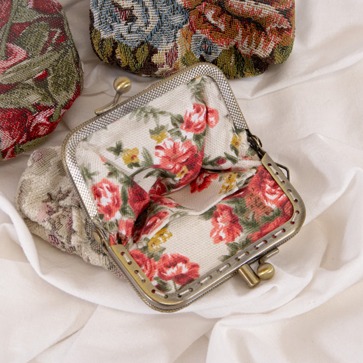 Vintage Floral Coin Purse