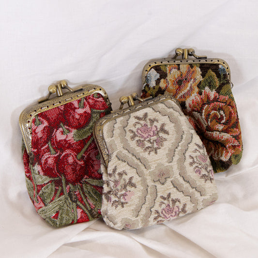 Vintage Floral Coin Purse