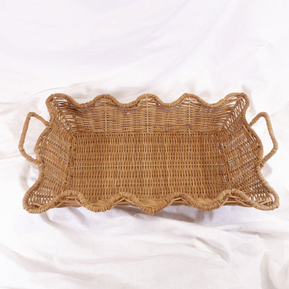Woven Wavy Edge Tray