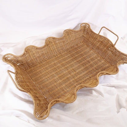 Woven Wavy Edge Tray