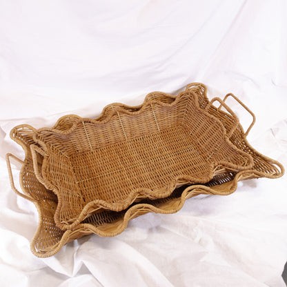 Woven Wavy Edge Tray