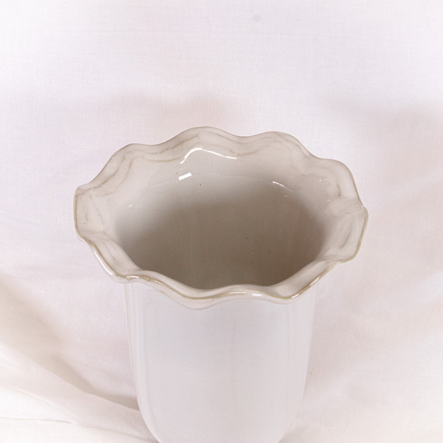 Classic Wavy Edge Vase