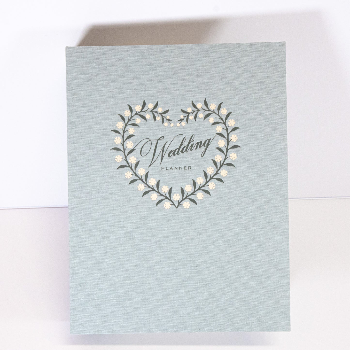 Blue Linen Wedding Binder