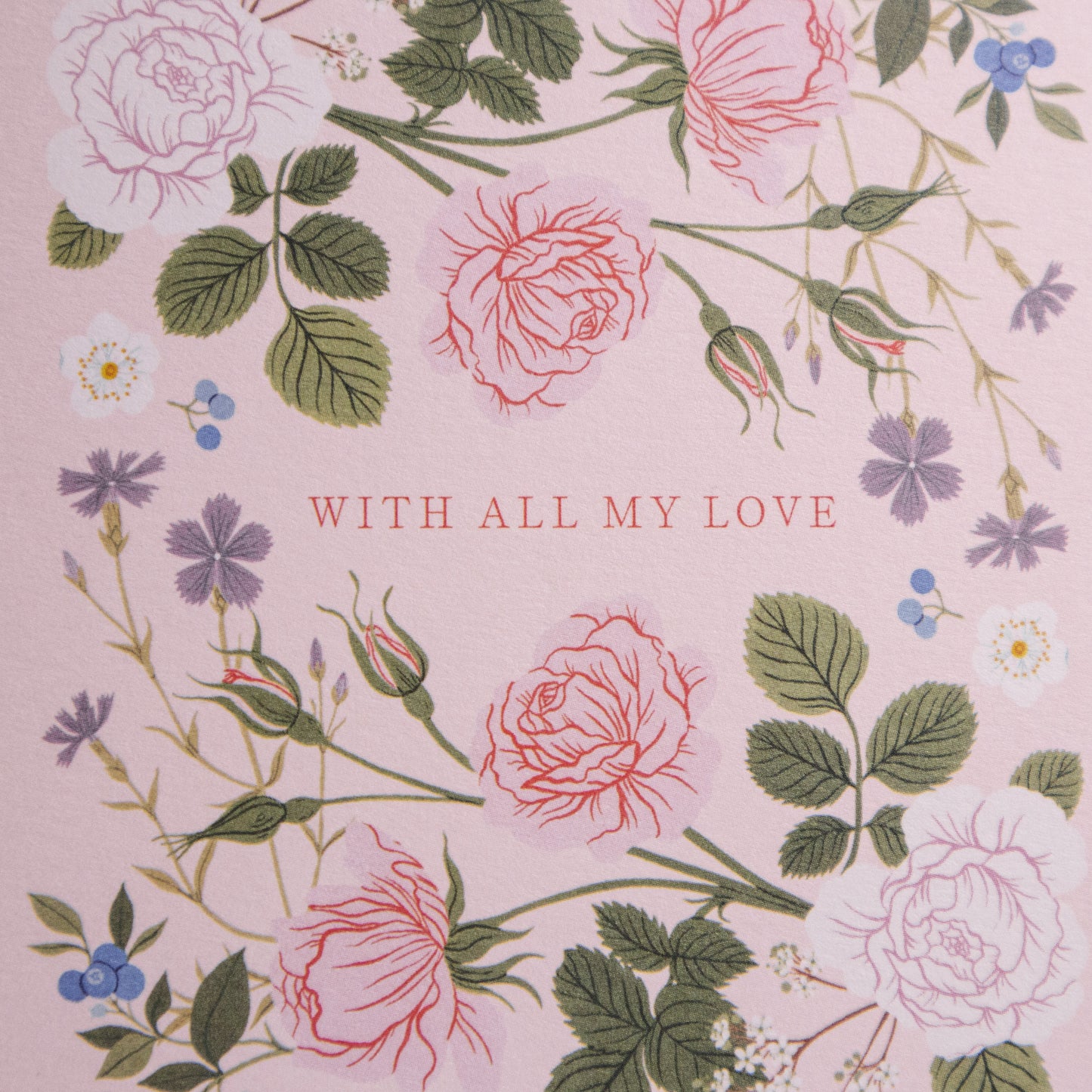 With All My Love Greeting Card