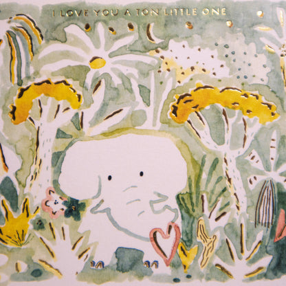 Elephant I Love You Greeting Card