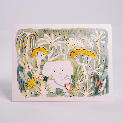 Elephant I Love You Greeting Card