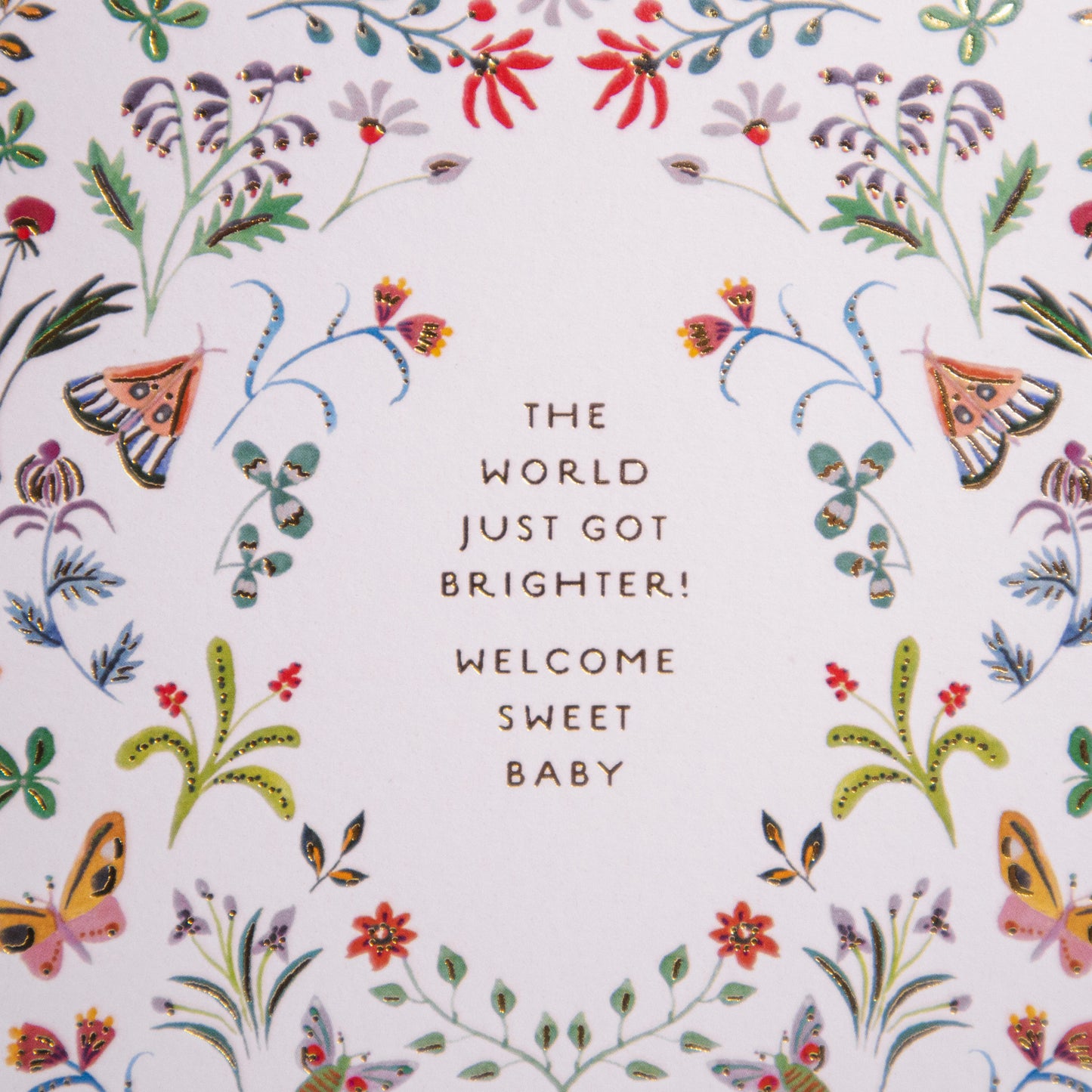 Butterfly Baby Greeting Card