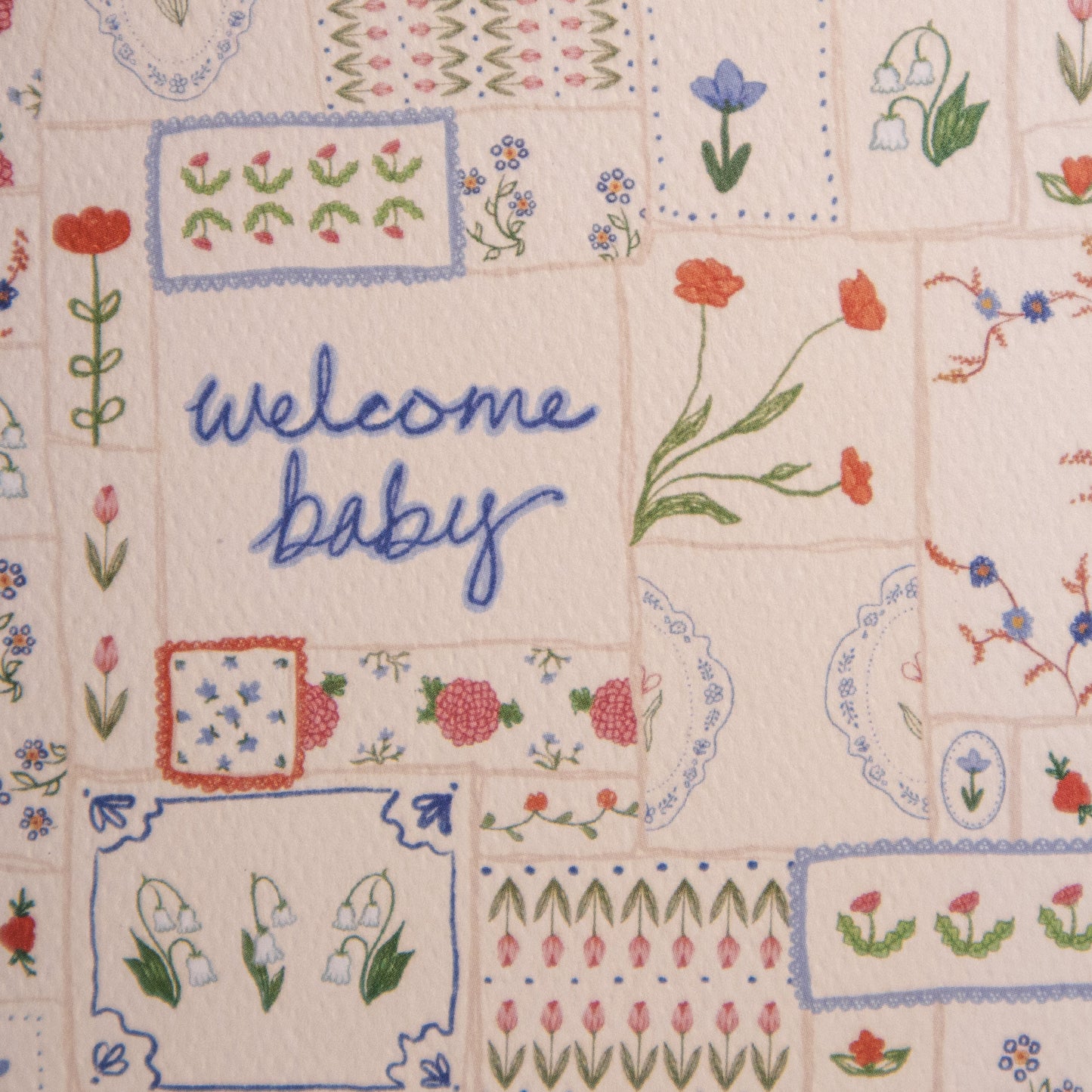 Baby Quilted Greeting Card