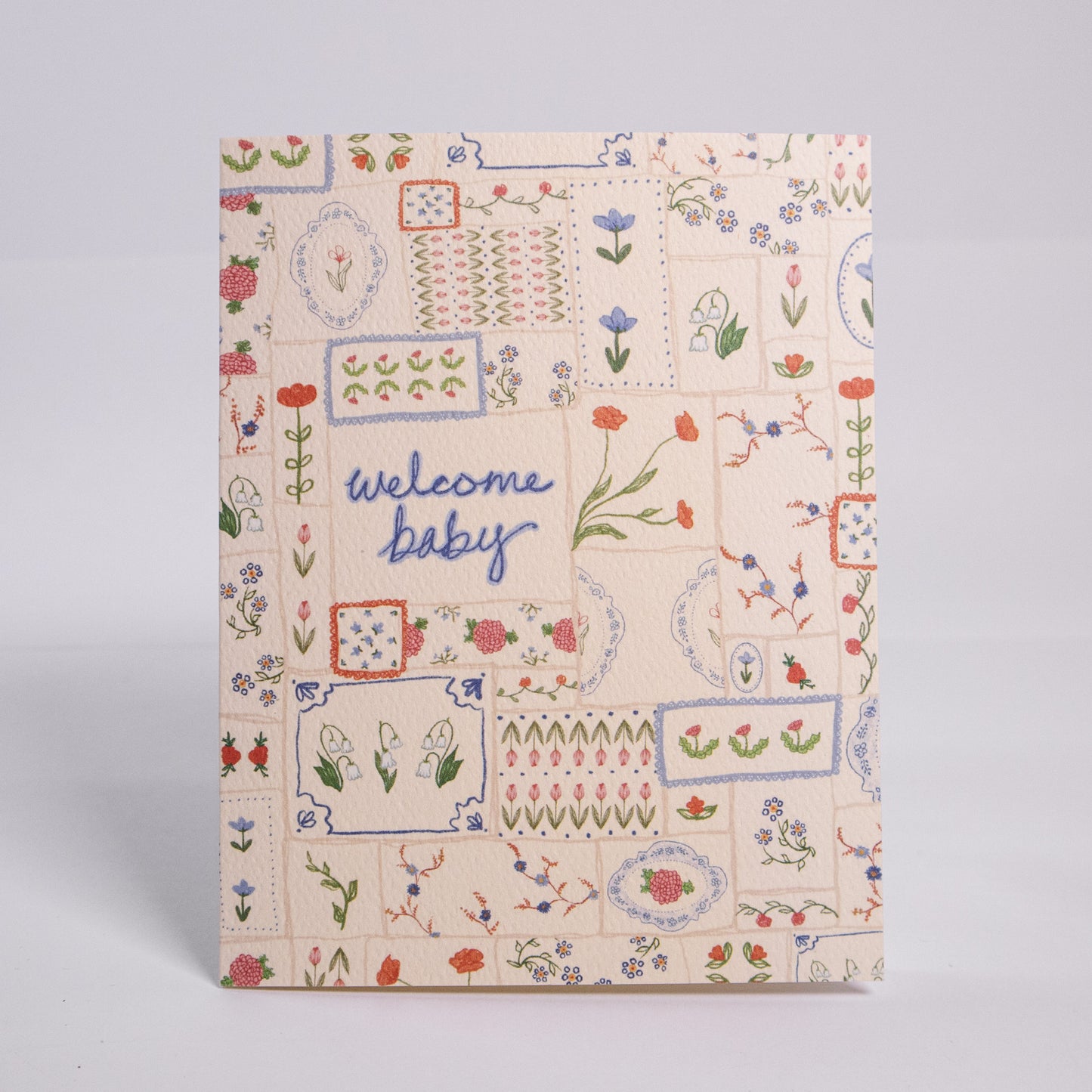 Baby Quilted Greeting Card