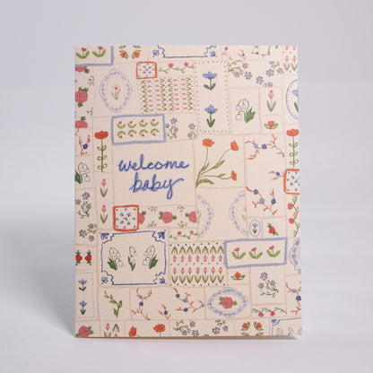 Baby Quilted Greeting Card