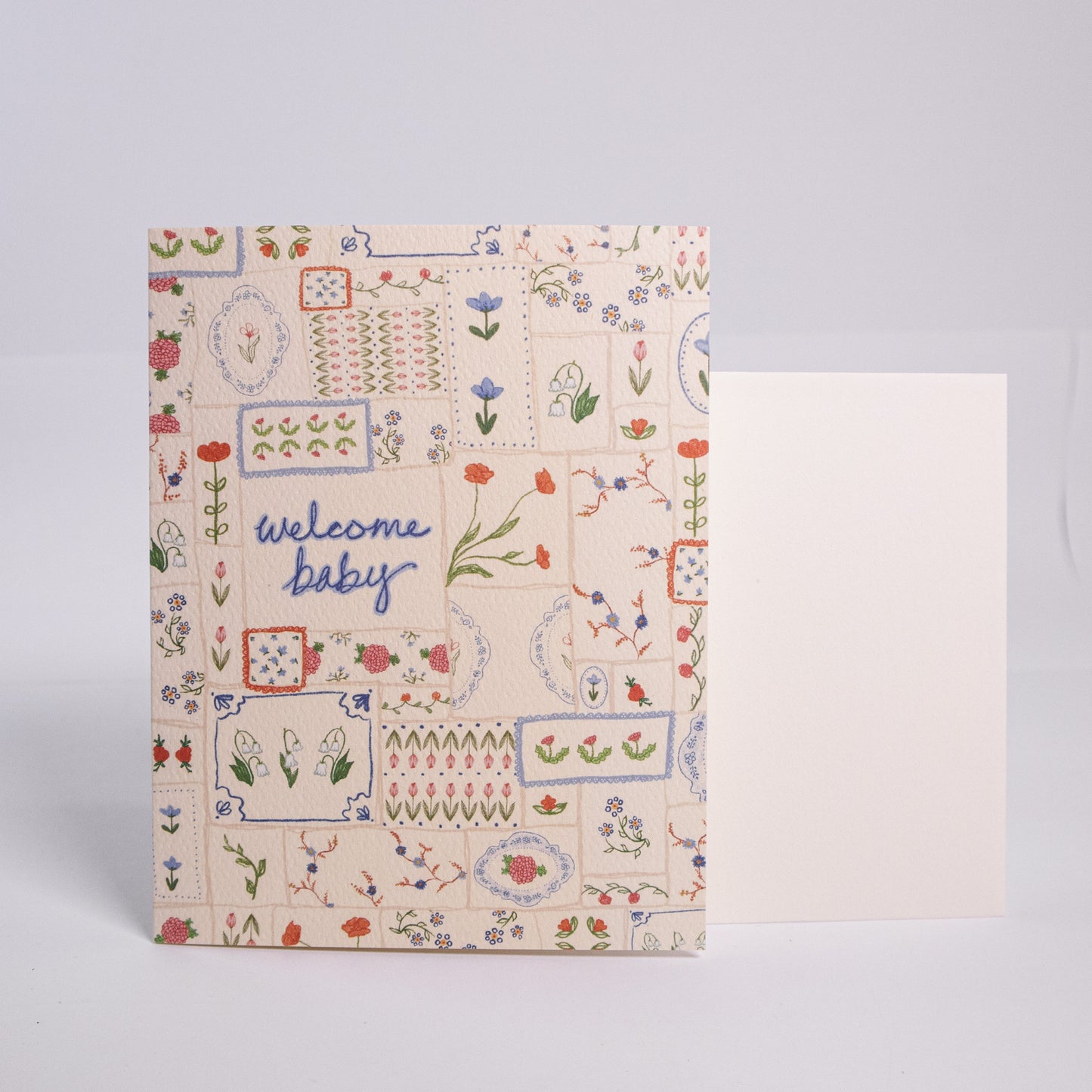 Baby Quilted Greeting Card