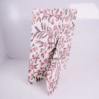 Block Floral Photo Frame