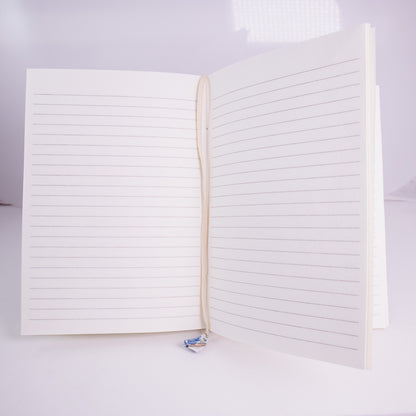 Block Floral Lined Notebook