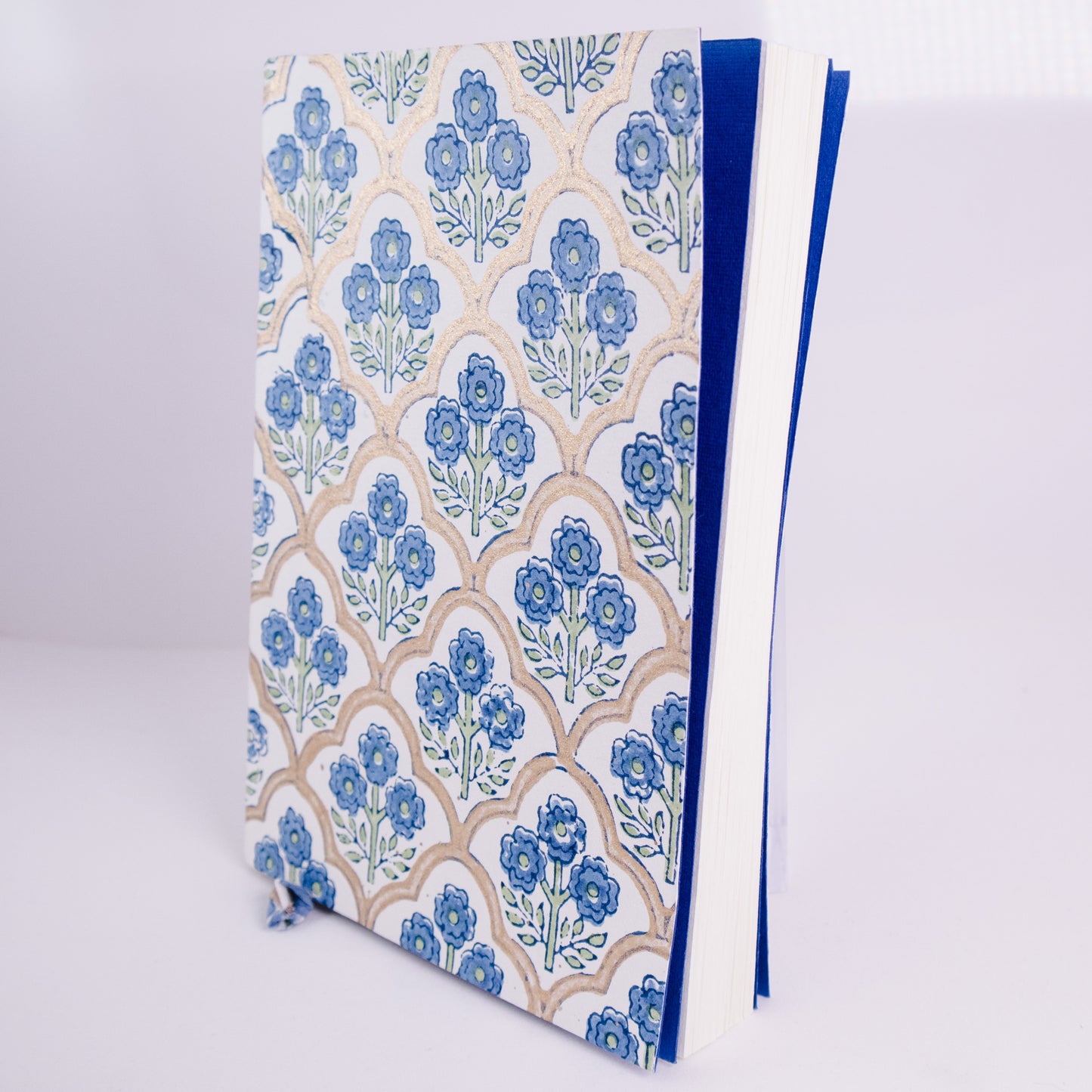 Block Floral Lined Notebook