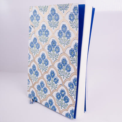 Block Floral Lined Notebook